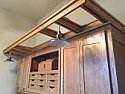 An addition to the desk I build 2 years ago  |  As some of you may remember I built a large desk with an arched detail  in the...