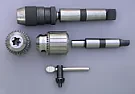 craftsman drill press |  My "El Cheapo" drill press is a taper fit and there is a slot in the quill and a...