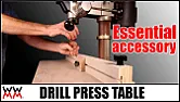 benchtop drill for woodwork  |  Is there a good benchtop arrangement for repetitive drilling into wood.  I have...