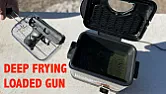 What happens if you deep fry a loaded gun?  |  You need to look at Mythbusters who investigated all such heated guns and  ammo...