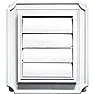 Builders Edge 4-in Plastic Louver |  Yes, but to match exiting siding and color and be able to rob the louvers  I...