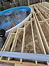 Curved Deck Framing For Above Ground Pool - Looks Cool  |  A friend is having a deck built next to his above ground pool. I was curious  as...