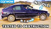 Cars should cut out if they run out of vital fluids!  |    I had my "fan belt" (alternator and power steering) fail as I was driving ...