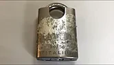 Cutting open padlock  |  Got some Gallium?   LockPickingLawyer [593] Gallium vs. Titalium - Abus Padlock...