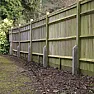 Using Postcrete  |  Most professional fence installs I have seen the post holes have been deep...
