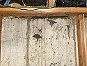 Brown sand coming out basement wall