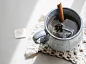 tea stains  |  It has been sitting in bleach for days. It had been sitting in vinegar for days...