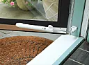 How do I make a storm door close when the window (not screen) is on it? |  Sounds like a market niche to me- an air valve for the door to vent the...