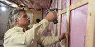where to put vapor barrier and electrical in foamboard-insulated basement walls?  |  I do it like this. Put foam up against wall. The foam should have a barrier,...
