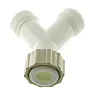 double 1/2" tap connector - do they exist? |  Have a double sink with two taps to plumb, they each have the usual 2X flexi...