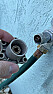 Outdoor spigot leaking from handle when turned on