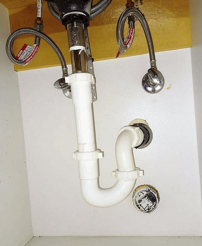 Bathroom sink drain cleanout - HomeOwnersHub