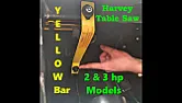 Harvey Table Saw |  Looks like the Harvey saws are belt drive.  Actually, they look like nice saws. ...