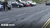 Well that pot hole has been fixed then  |  I'm not sure what they use for surfacing roads these days, but my impression...