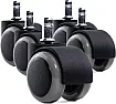 Best wheels for a computer chair on carpet? |  When I've pushed my computer chair back a bit (on shallow carpet), then try...