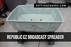 How to calibrate Republic EZ broadcast spreader  |  As the forsythia are about to bloom in Connecticut, I prepared to putdown...