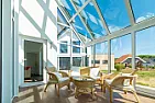 Solar panels on conservatory roof |  also, if you think it gets hot in the conservatory in summer now, you could...
