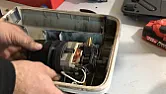 taking an impeller off a vacuum without damaging the shaft |  I have a vacuum to fix, the motor seems jammed, there is a nut holding the...