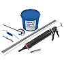 Reinsforcing a crack in screed before tiling  |  Back to building matter after Xmas... I have just dried out the screed in the...