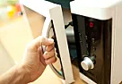 How can I repair the turntable floor in a microwave oven? |  I have a Sanyo domestic microwave oven approximately 8 years old thatstill...