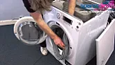 hotpoint washing machine: how do I remove front panel? |  Take the top off (two screws at back, then slide, can't remember if...