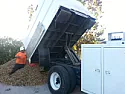 Advice for wood chip to cover lousy weedy grass and dirt hillside  |  A few hundred SQUARE feet, or a hundred by __?  Might work if the hilly  part is...