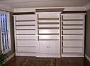 Floor to ceiling, wall to wall bookcase advice.... |  First, forget MDF as a finish material. It will sag, swell with moisture,...