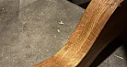 Restoring damaged kitchen table base |   Hi, I received a kitchen table for free.  Very sturdy.  But the base has some...