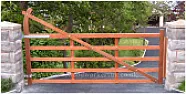 Timber for Hardwood Garden Gate |  Sweet chestnut is good, if you're in the right part of the country.Oak is...