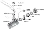 I broke the handle off a ball valve. How to attach it???  |  I broke the handle off a ball valve. Darn hose got stuck on it, and broke off...