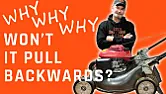 Toro self-propelled lawnmower: front wheels lock up when pulled in reverse |  I have a Toro self-propelled lawnmower.   The drive is via the front wheels....