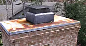 Question on chimney chase top repair |  I'm in Southern New Jersey. My gas chimney is leaking water when it rains ...