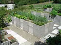Raised beds  |  The height is a matter of choice. If you want them quite high,that's fine,...