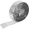 Pipe insulation, foam vs branded bubblewrap |  Conduction v radiation, innit.  The foil prevents the pipe radiating, the foam...
