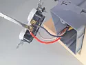 Replacing Wall Outlet - What to do with red wire?  |  Am replacing a standard wall outlet with a new USB outlet. The house is only 7...