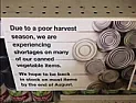 "Due To A Poor Harvest Season, We're Experiencing Shortages On Many (2025 Update) |        "Since the mainstream media is being completely       silent about this,...