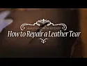 Repairing a tear in a leather armchair |  I have to repair a tear (approximately 5" long, with clean edges) in an  elderly...