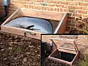 basement window almost at ground level |  We have two standard sized basement windows both are only about 1 inchabove the...