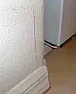 Peeling sheet rock tape  |  This is the way I went. Used two wood screws, about 1" long. Here's the ...