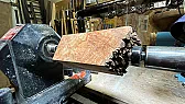 Lidded box turned from spalted burl |  The trickiest stage here has to be shaping the outside while the lid and body...