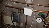 Diagnosing sticking motorised heating valve   |  No - the Danfoss is on the horizontal pipe (ignore vertica pipe behine  -...
