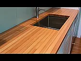 Salvaged 1950s Douglas fir turned into a butcher block counter | &laquo; previous thread
