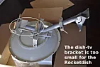 Home mounting of WiFi antenna - advice sought for a too-short antenna mast  |  Ugly, but functional.  If you don't want to weld the two pipestogether,...