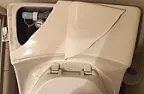 Dropped & cracked toilet tank cover (what are my options?)  |  Actually, they're both Almond. Both are in the same house. I hadn't...