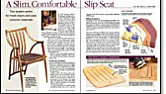 Plywood Thickness for chair seat? |  On frame w/webbing chair seats I plane poplar down to 5/8" for the frame.3/4"...