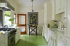 Most durable wood floor paint?  |    never heard of this being a problem.   when you sweep a wood floor you use a...