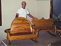 Bending 1/2" redwood  |  Steam, for a longer time, thinner flitches/panels (more quantity than you n...
