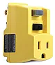 Switch a switch with wet hands  |  No, it's not a violation of code.  They are a common device, sold for remote...