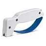 Praise for knife sharpener  |  True Value Hardware and a buncha other places, sells this: http://accusharp.com/...