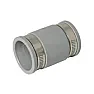 Connecting to copper waste pipe  |  I have found in the past that a normal "universal" fitting will go on a  1.5"...